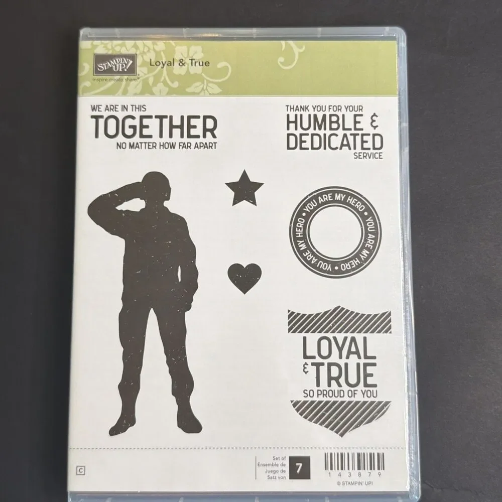 Stampin' Up! LOYAL & TRUE 🇺🇸 Military ....We Are In This Together Army service